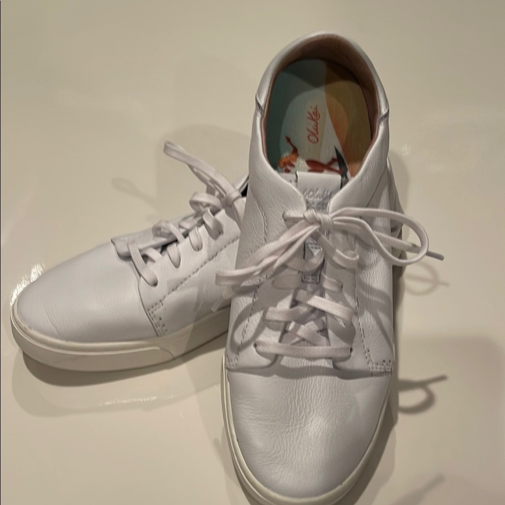 Women’s White Leather Sneakers